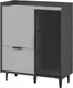 Тумба ELVA Эссен NEM04T-1D1V1S-930/400/1110 (29) (металл бруклин/лунный камень) — фото 8