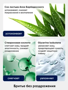 Пена для бритья New Code Увлажняющая для всех типов кожи (200мл) — фото 8