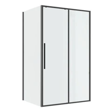 Душевой уголок Niagara Nova NG-34-13AGR-A80GR-34 130х80х195 (графит/прозрачное стекло)
