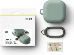 Чехол для наушников Ringke Onyx Magnetic для Galaxy Buds 4/4 Pro (Sage Green) — фото 4