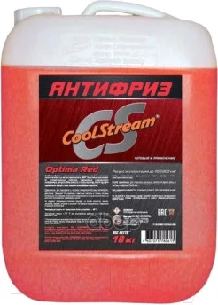 Антифриз CoolStream Optima / CS-010703-RD (10кг, красный)