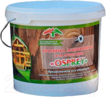 Пропитка для дерева Osprey Декоративная (10кг, олива)