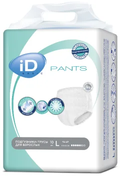 Трусы впитывающие для взрослых ID Pants Basic L (10шт) — фото 1