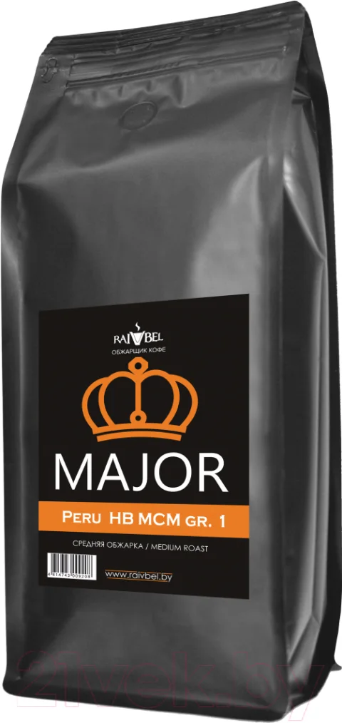 Кофе в зернах Major Peru Arabica HB MCM GR.1 (1кг)