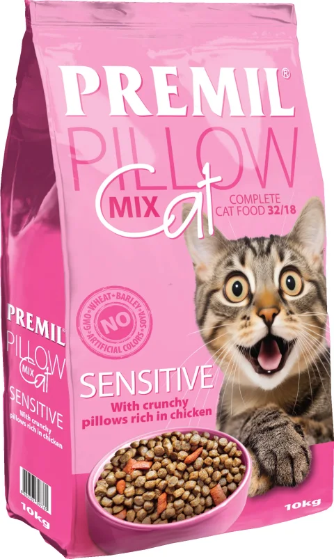 Сухой корм для кошек Premil Pillow Mix Cat Sensitive (10кг)