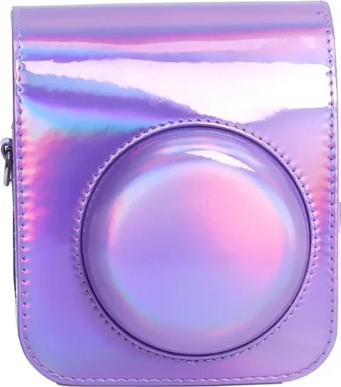 Чехол для камеры Rumi Pixie для Fujifilm Instax Mini 12/11 Iridriscent Purple (переливающийся сиреневый)
