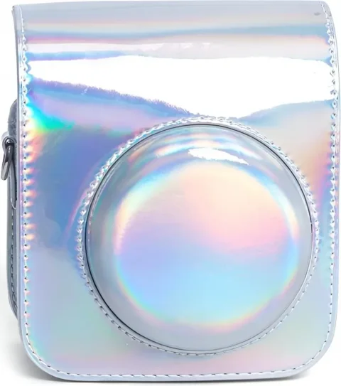 Чехол для камеры Rumi Pixie для Fujifilm Instax Mini 12/11 Iridriscent Silver (переливающийся серебристый)