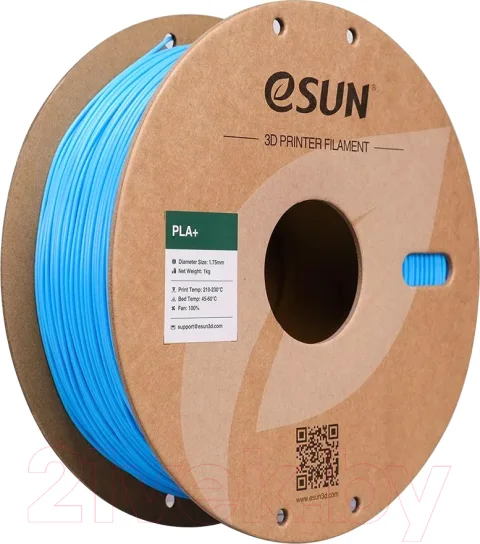 Пластик для 3D-печати eSUN PLA / PLA+P175SU1 (1.75мм, 1кг, космический синий)