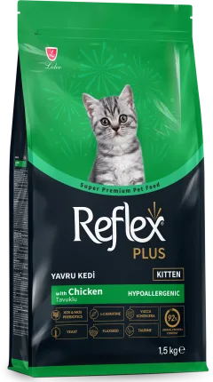 Сухой корм для кошек Reflex Plus для котят с курицей (1.5кг) — фото 1