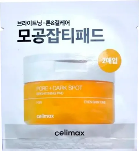 Пэд для лица Celimax Pore+Dark Spot Brightening Pad (10шт)