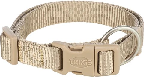 Ошейник Trixie Premium Collar 201636 (M-L, песочный)