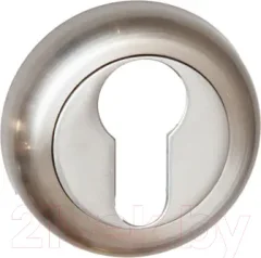 Накладка на цилиндр Lockstyle Круглая PRO-ET SN/CP (матовый никель/хром) — фото 3