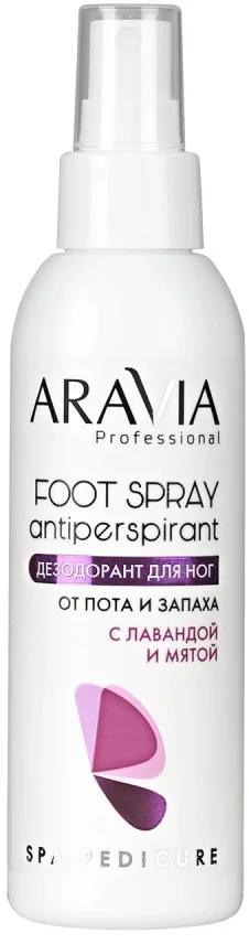 Дезодорант для ног Aravia Professional С лавандой и мятой (150мл)