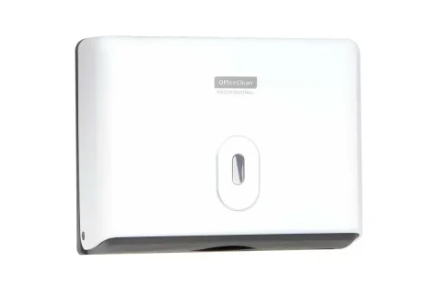 Диспенсер OfficeClean Professional Z-сл для полотенец механический (ABS-пластик, белый)