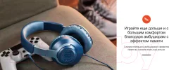Наушники-гарнитура JBL Quantum 100 / QUANTUM100BLK (черный) — фото 3