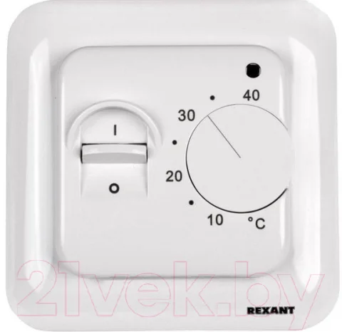 Терморегулятор для теплого пола Rexant R70XT / 51-0531 (белый)