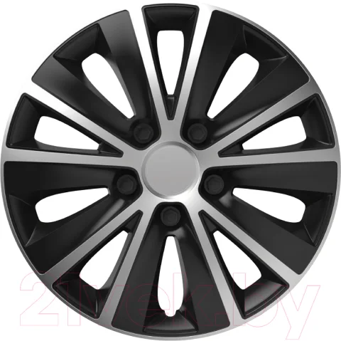 Набор колпаков VERSACO Rapide 15" / 15RAPIDESB (4шт, серебристый/черный)