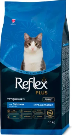 Сухой корм для кошек Reflex Plus с лососем (15кг) — фото 3