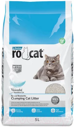 Наполнитель для туалета RO-CAT Без аромата (5л/4.25кг) — фото 1