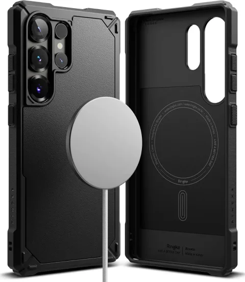 Чехол-накладка Ringke Rugged Gear Magnetic Для Galaxy S25 Ultra (черный)