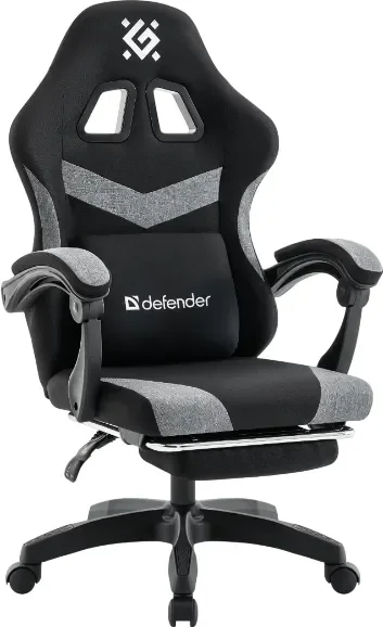 Кресло геймерское Defender Runa Pro / 64814 (черный/серый)