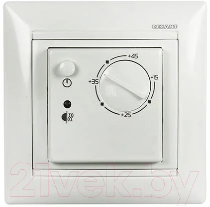 Терморегулятор для теплого пола Rexant RX-308 B / 51-0562 (белый)