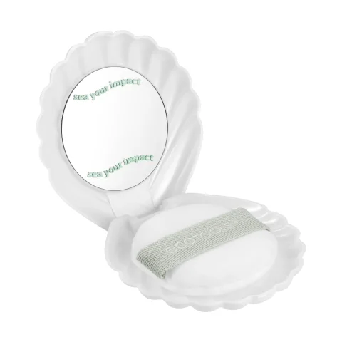 Пуховка для макияжа Ecotools Sea Gems Pearl Puff + Case ET20016600