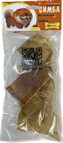 Лакомство для собак Симба Лопаточный хрящ говяжий Резаный (100г) — фото 3
