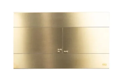 Кнопка для инсталляции Oli Slim Inox 888565 (золото)