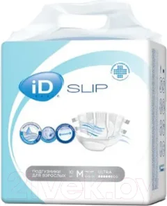 Подгузники для взрослых ID Slip Basic (M, 10шт) — фото 9