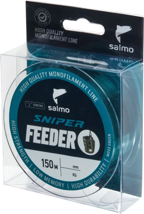 Леска монофильная Salmo Sniper Feeder Moss Green 150/020 / 4020-020