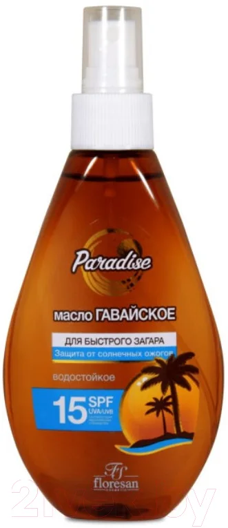 Масло для загара Floresan Гавайское SPF 15 (160мл)