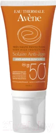 Крем солнцезащитный Avene SPF50+ антивозрастной (50мл) — фото 3