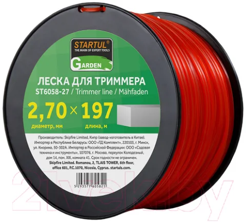 Леска для триммера Startul ST6058-27