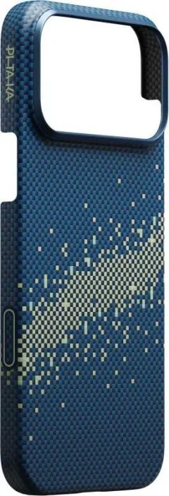 Чехол-накладка Pitaka StarPeak Tactile Woven Apple iPhone 17 Pro Max (Milky Way Galaxy) — фото 2