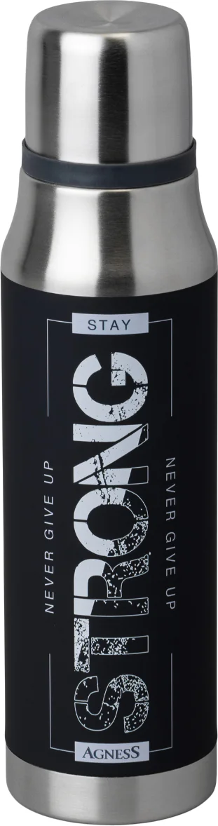 Термос для напитков Agness Stay Strong 798-106