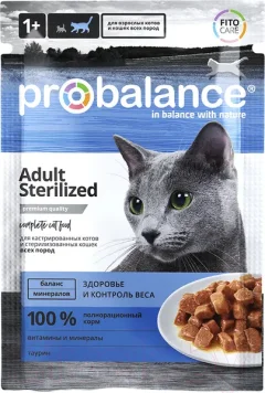 Влажный корм для кошек ProBalance Sterilized (85г) — фото 3