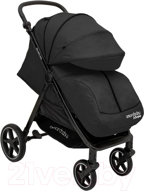 Детская прогулочная коляска Amarobaby Strollin'Joy / AB23-10STROLLINJOY/09 (черный)