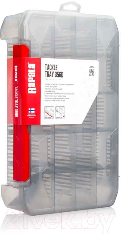 Коробка рыболовная Rapala Tackle Tray 356D / RTT356D