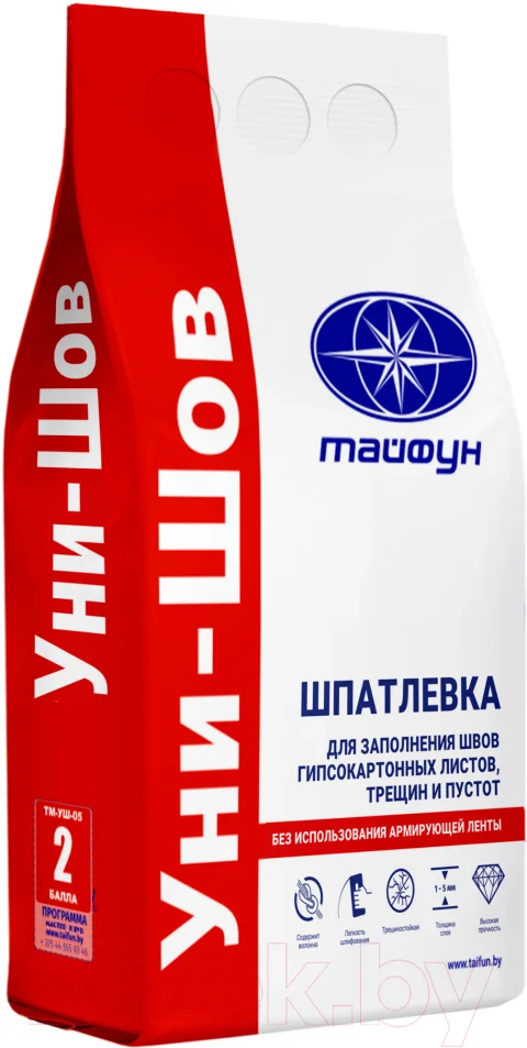 Шпатлевка Тайфун Уни-Шов (5кг)