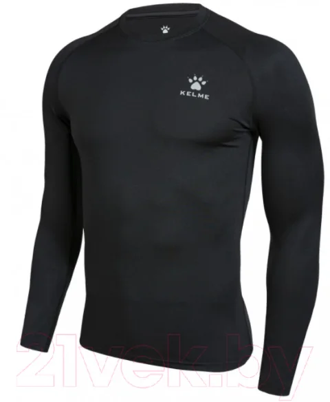 Термокофта Kelme Tech Fit L/S Thin / 3891113-000 (3XL, черный)