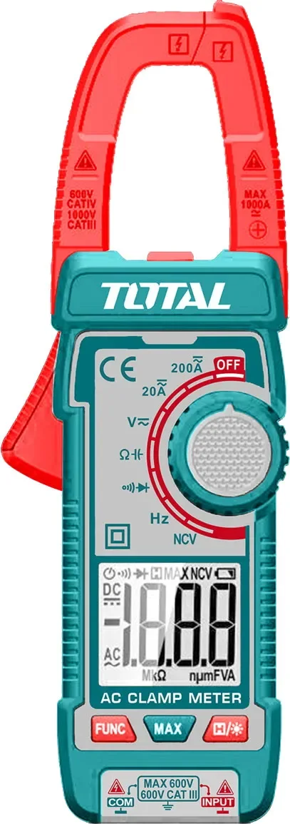 Клещи токоизмерительные TOTAL TMT762002