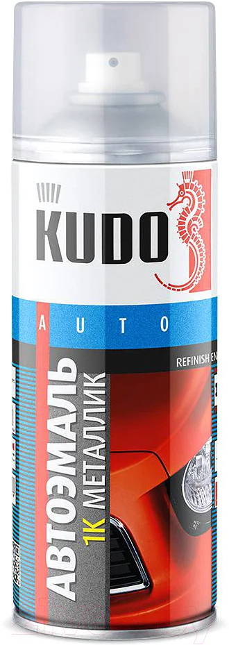 Эмаль автомобильная Kudo Toyota 1E7 Silver Streak Met KU-42452 (520мл)