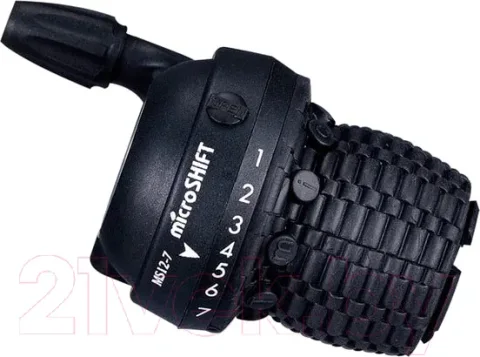 Манетка для велосипеда MicroShift Twist Type, 7ск. / MS12-7R (правый)
