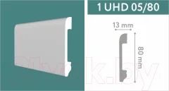 Плинтус SOLID UHD 05/80 (2.4м) — фото 4
