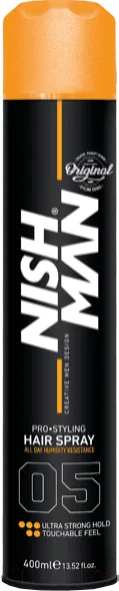 Лак для укладки волос NishMan UltraHold 05 (400мл)