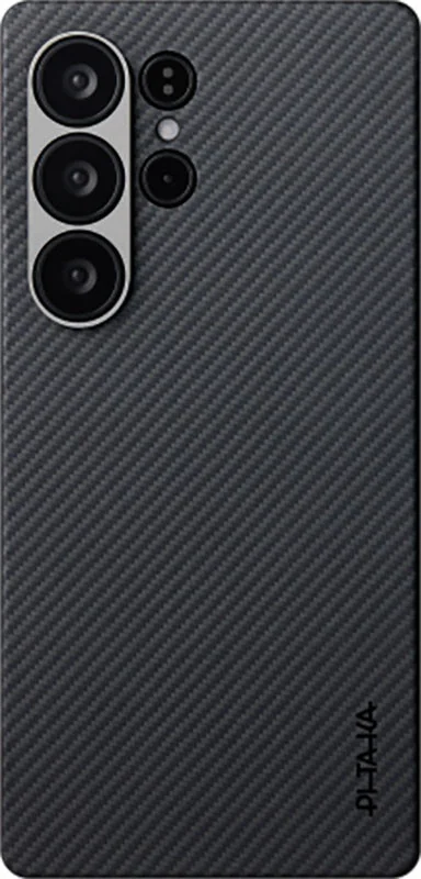 Чехол-накладка Pitaka Ultra-Slim Samsung Galaxy S25 Ultra (черный/серый)