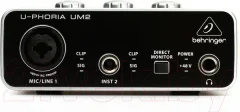 Аудиоинтерфейс Behringer UM2 — фото 8