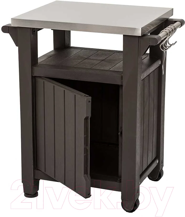Стол садовый Keter Unity Storage Buffet / 230410 (коричневый)