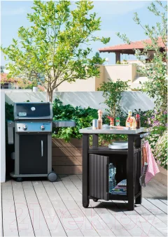 Стол садовый Keter Unity Storage Buffet / 230410 (коричневый) — фото 7